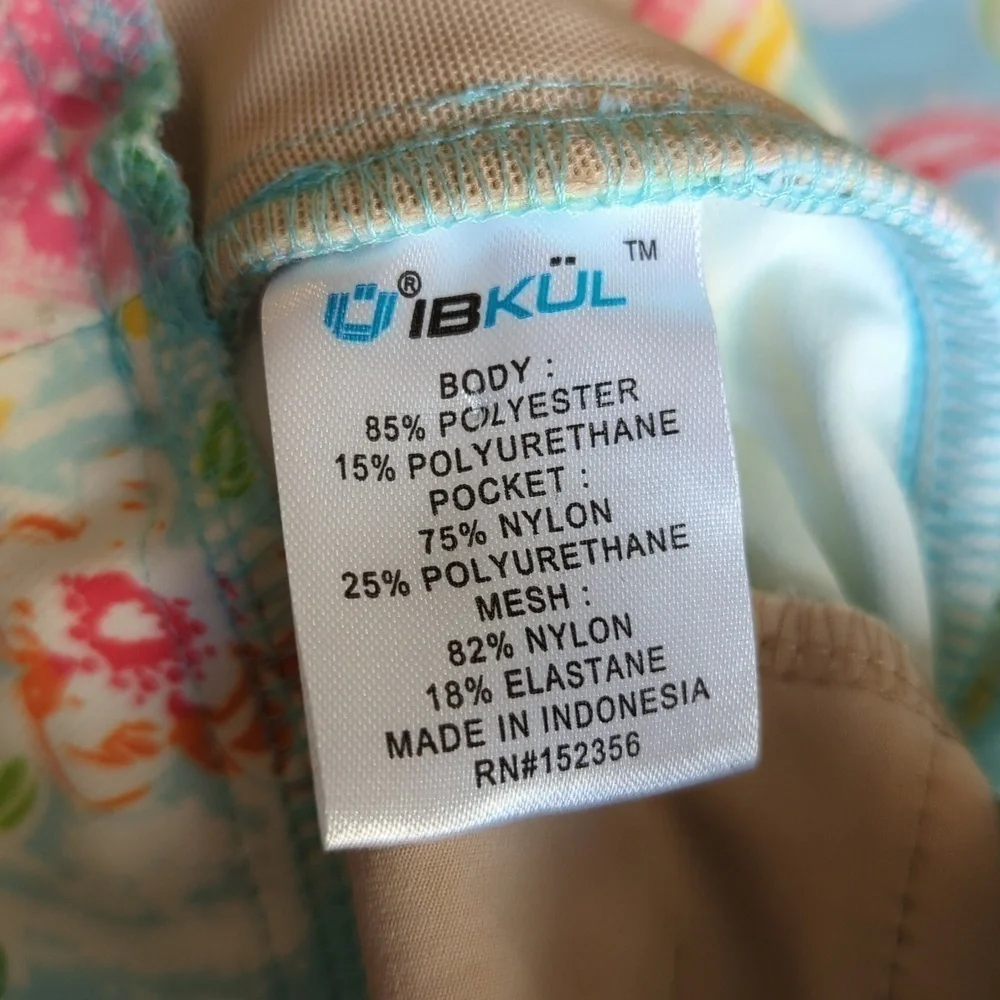 Ikbul UPF 50+ Sharon Seafoam Paisley Floral Golf Outdoors Ankle Pants NWT 4 - Picture 8 of 16